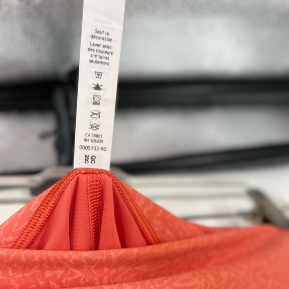 Lululemon Wunder Under HR Train Shorts Size 6 Orange 8" short Biker Gym Work Out - Picture 2 of 6